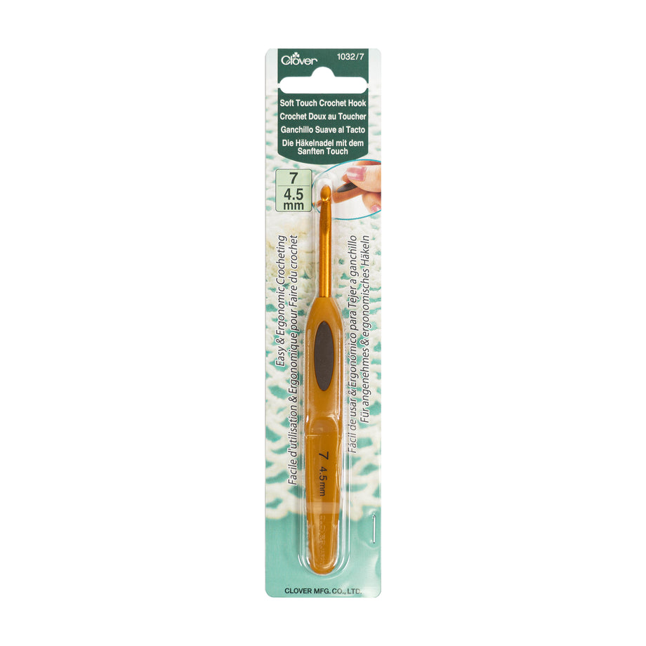 Soft Touch Crochet Hook I (5.5mm) – Clover Needlecraft, Inc.